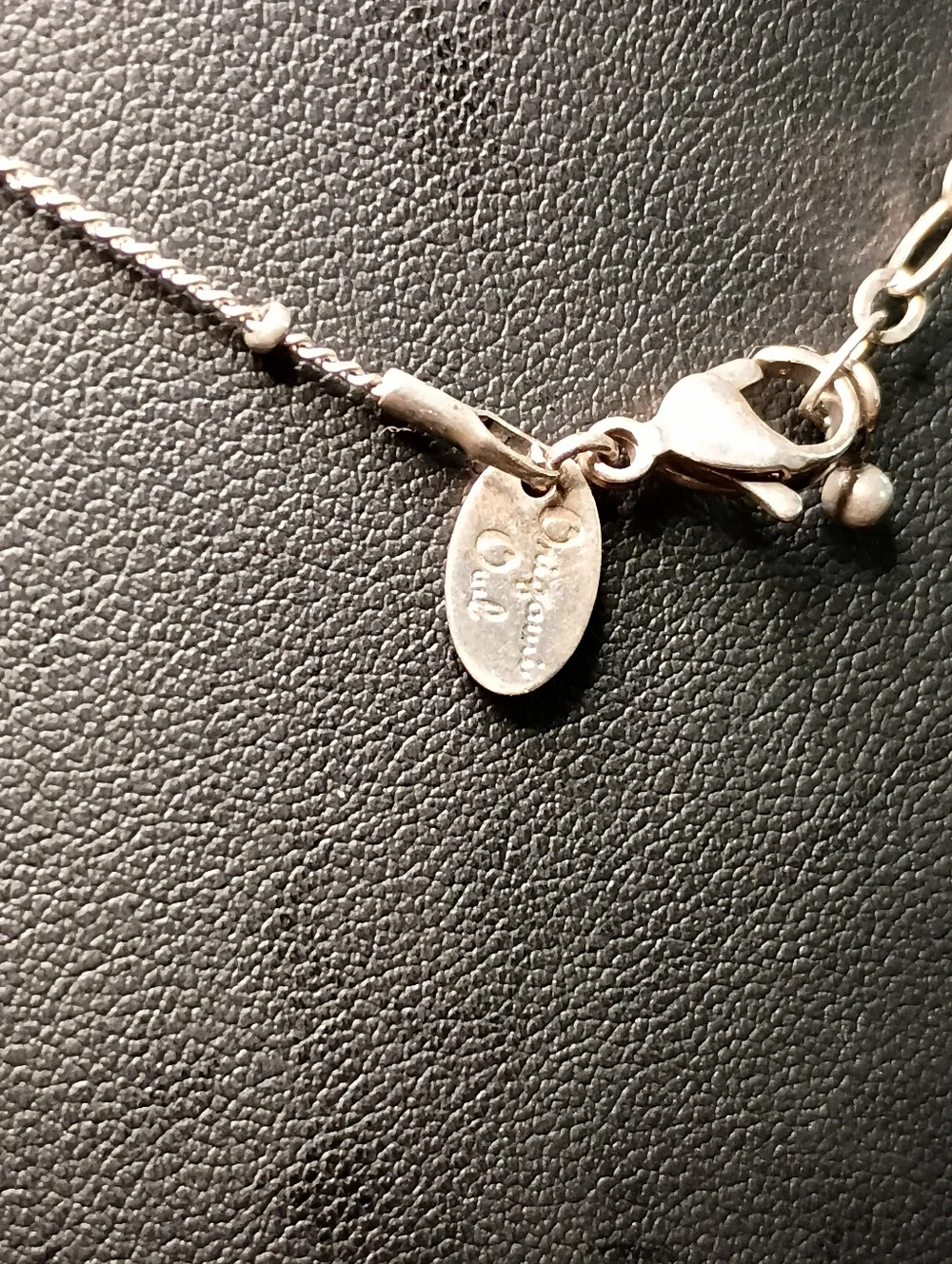 Vintage Origami Owl Silver Necklace